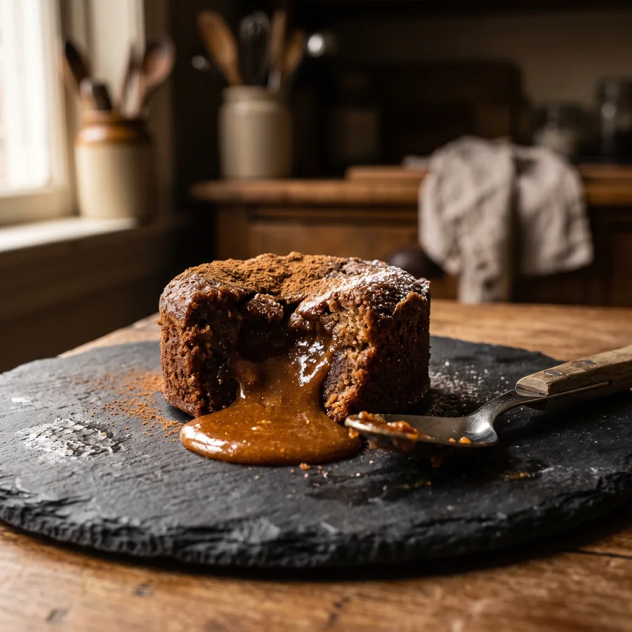 Banana-Cinnamon-Roll-Lava-Cake