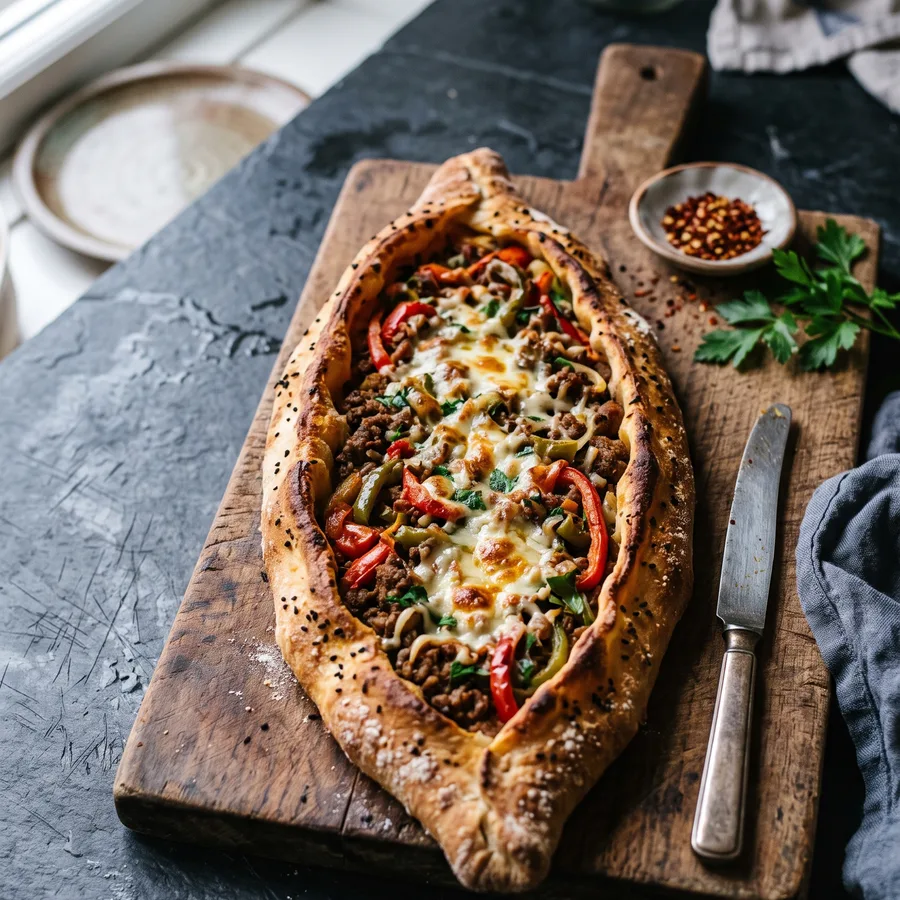 Hackfleisch-Pide