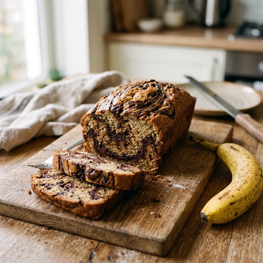 Schoko-Swirl-Bananenbrot