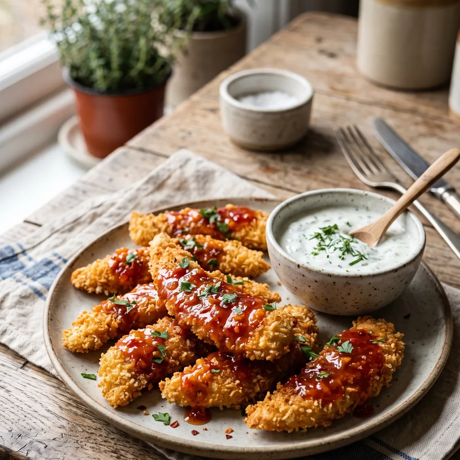 Sweet-Chili-Knoblauch-Hähnchen-Tenders